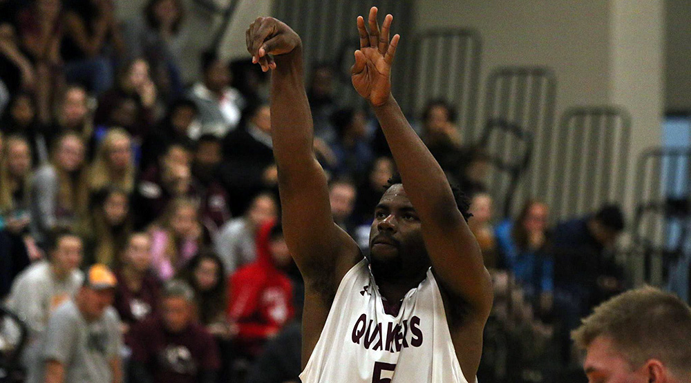 Elijah Wilson-Thomas at the line